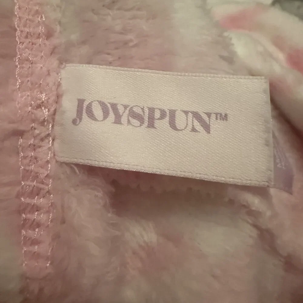 JOYSPUN Women’s Plush Pink Fleece Sleep Jogger Pants Pajama Bottoms Size XS(0-2)